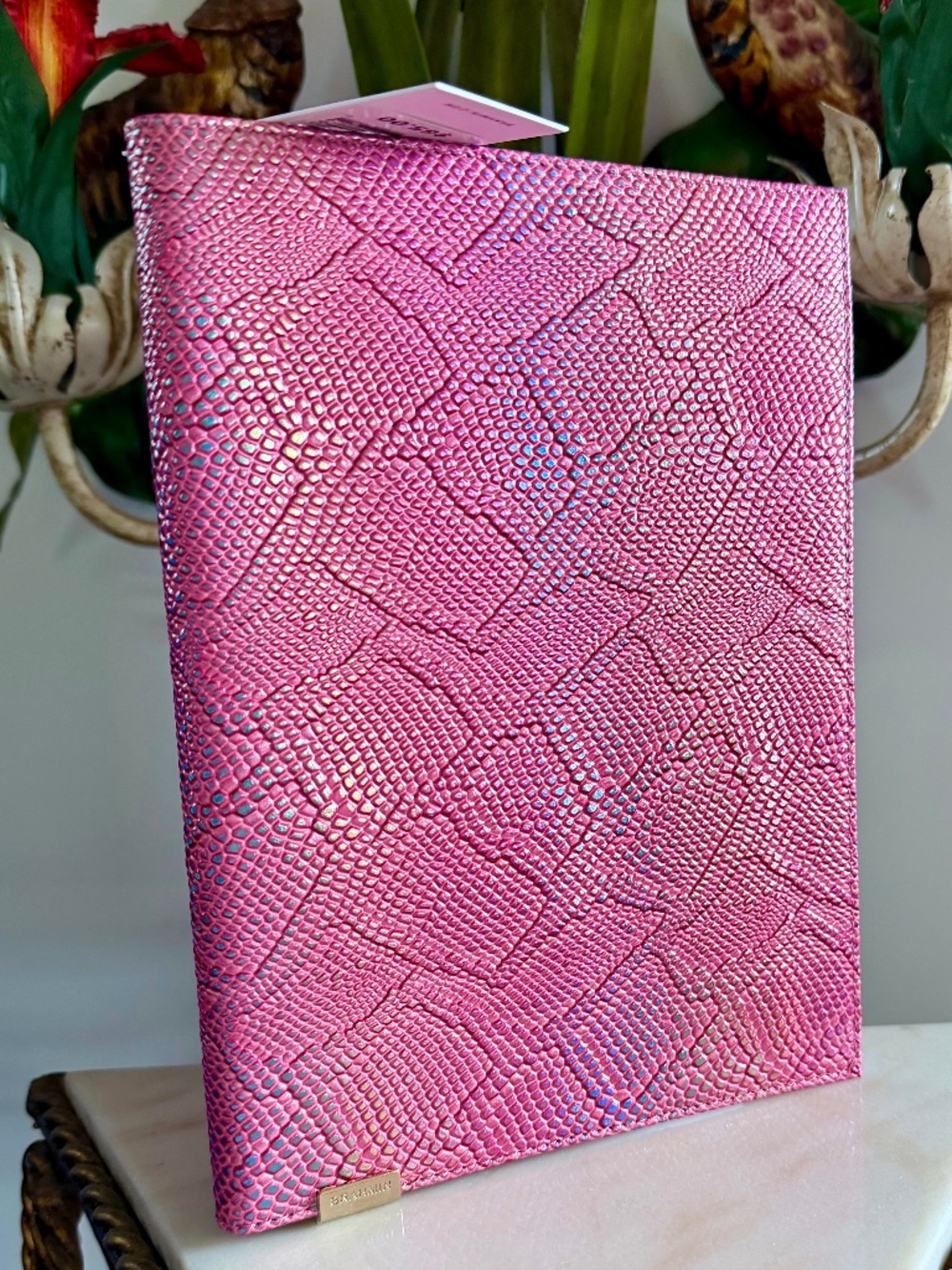 💖💖 NWT Brahmin SAMPLE Solid Multi Sundial Leather Journal Notebook 💖💖